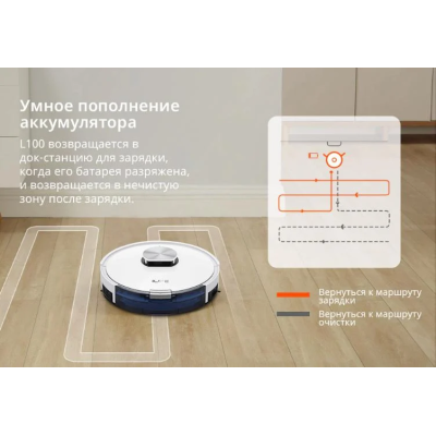 Робот-пылесос iLife L100 Wi-Fi Белый (2000620188) Робот-пылесос iLife L100 Wi-Fi Белый (2000620188)