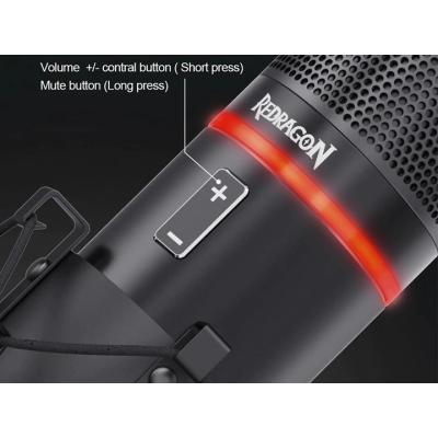 Микрофон стримовый Redragon Blazar GM300 USB (2039127284) Микрофон стримовый Redragon Blazar GM300 USB (2039127284)