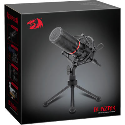 Микрофон стримовый Redragon Blazar GM300 USB (2039127284) Микрофон стримовый Redragon Blazar GM300 USB (2039127284)