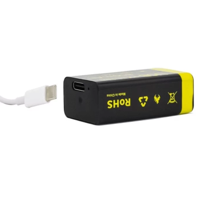 Акумулятор Крона FMA 850 mAh 9v USB Чорний (2079265765)