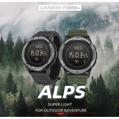 Чоловічий наручний тактичний годинник North Edge Alps з компасом Зелений Чоловічий наручний тактичний годинник North Edge Alps з компасом Зелений
