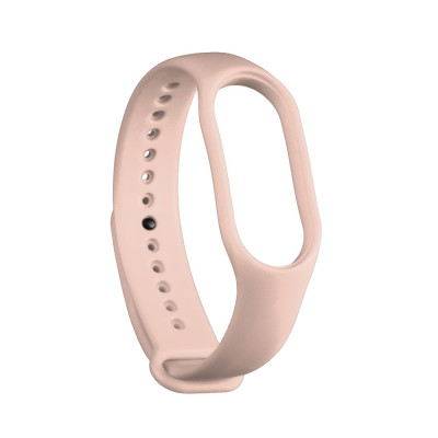 Силиконовый ремешок Emy Original Design Xiaomi Mi Band 5 / Mi Band 6 / Mi Band 7 Pink sand
