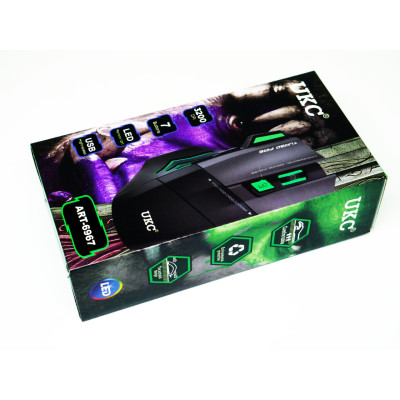 Мышь игровая проводная UKC X-7 с подсветкой и ковриком USB Black (4_00241) Мышь игровая проводная UKC X-7 с подсветкой и ковриком USB Black (4_00241)