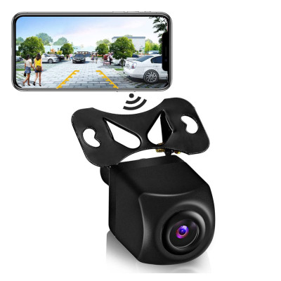 Камера заднього виду RIAS Mini-HD бездротова Wi-Fi Black (3_00701)