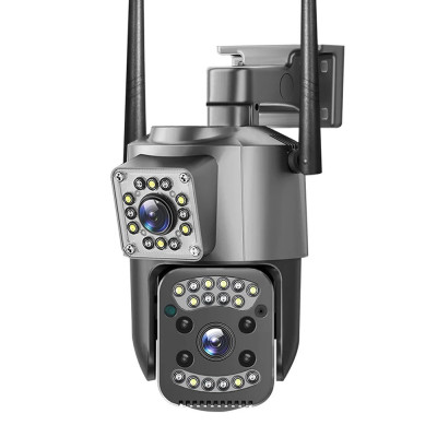 IP камера видеонаблюдения RIAS SC03-4G Wi-Fi 2 объектива 4MP+4MP уличная с удаленным доступом