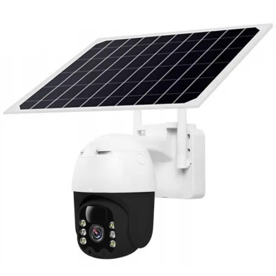 IP камера видеонаблюдения RIAS TP8 (v380Pro APP) Wi-Fi 2MP уличная с солнечной панелью White IP камера видеонаблюдения RIAS TP8 (v380Pro APP) Wi-Fi 2MP уличная с солнечной панелью White