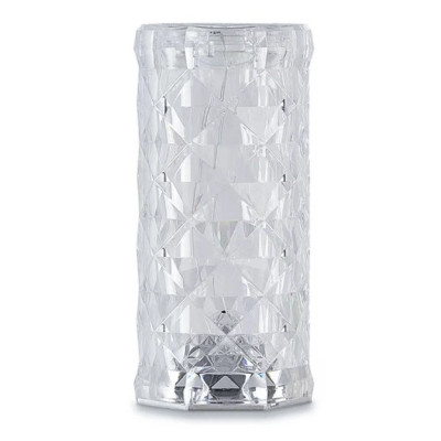 Настольная светодиодная кристаллическая лампа RIAS Rose Diamond RGB с пультом (3_04418)
