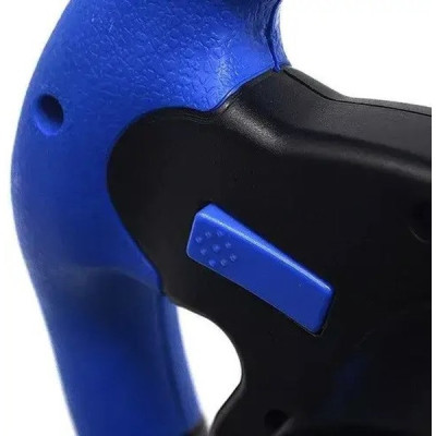 Проводной игровой руль RIAS Steering Wheel 4в1 с педалями и коробкой передач Black-Blue (3_04451) Проводной игровой руль RIAS Steering Wheel 4в1 с педалями и коробкой передач Black-Blue (3_04451)