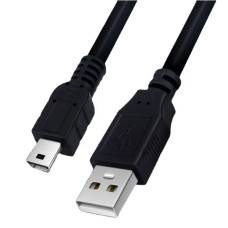 Кабель для зарядки Wuw Type A to Mini 2 m Черный