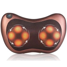 Массажная подушка в автомобиль MASSAGE pillow для спины и шеи с инфракрасным подогревом MS (1756374572)
