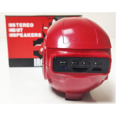 Портативная беспроводная Bluetooth колонка OPT-TOP Iron Man micro-USB SD/microSD/TF Card Портативная беспроводная Bluetooth колонка OPT-TOP Iron Man micro-USB SD/microSD/TF Card