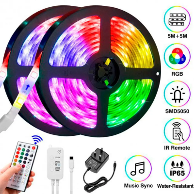 Комплект светодиодной ленты OPT-TOP 3528 RGB в силиконе 5 м с пультом (1756374621) Комплект светодиодной ленты OPT-TOP 3528 RGB в силиконе 5 м с пультом (1756374621)