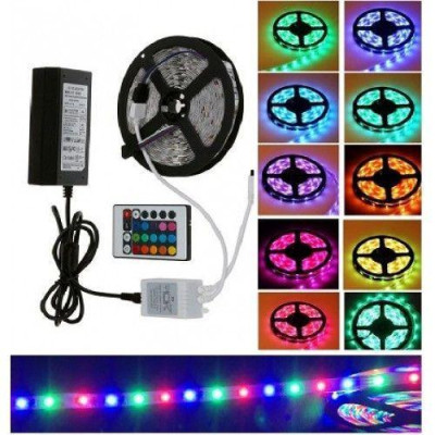 Комплект светодиодной ленты OPT-TOP 3528 RGB в силиконе 5 м с пультом (1756374621) Комплект светодиодной ленты OPT-TOP 3528 RGB в силиконе 5 м с пультом (1756374621)