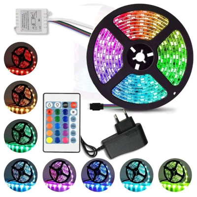 Комплект светодиодной ленты OPT-TOP 3528 RGB в силиконе 5 м с пультом (1756374621) Комплект светодиодной ленты OPT-TOP 3528 RGB в силиконе 5 м с пультом (1756374621)