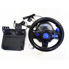 Руль с педалями OPT-TOP 3 в1 Vibration Steering wheel для приставки PS2 / PS3 / PC (1756374628)