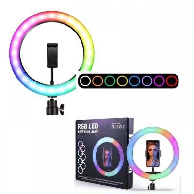 Світлодіодне селфі-кільце з RGB підсвічуванням OPT-TOP Soft Ring Light MJ300 (1756374695) Світлодіодне селфі-кільце з RGB підсвічуванням OPT-TOP Soft Ring Light MJ300 (1756374695)