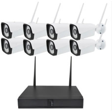 Комплект відеоспостереження D600В бездротовий 5G OPT-TOP Kit 720P WIFI на 8 камер (1756375398)