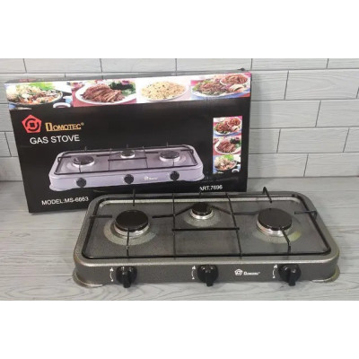 Плита газова Domotec MS-6603 3 комфорки (1756375491) Плита газова Domotec MS-6603 3 комфорки (1756375491)