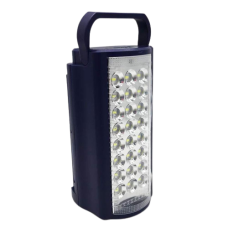 Ручной переносной фонарь на аккумуляторе USB фонарь Fujita DL-2606 24 LED с павербанком синий (1756375638)