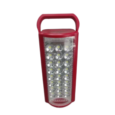 Ручной переносной фонарь на аккумуляторе фонарь Fujita DL-2606 24 LED с павербанком красный (1756375639)