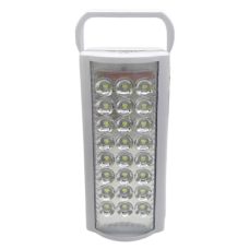 Ручной переносной фонарь на аккумуляторе USB фонарь Fujita DL-2606 24 LED с павербанком белый (1756375640)