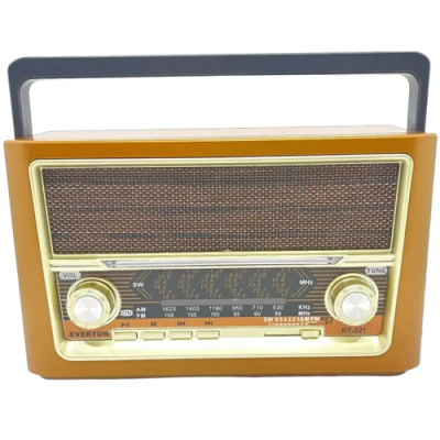 Портативный радиоприемник Everton RT-321 с фонарем Bluetooth FM USB SD (1756375708) Портативный радиоприемник Everton RT-321 с фонарем Bluetooth FM USB SD (1756375708)