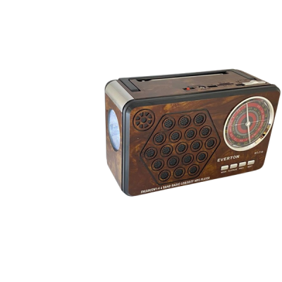 Портативный радиоприемник Everton RT-715 с фонариком Bluetooth FM USB SD (1756375710) Портативный радиоприемник Everton RT-715 с фонариком Bluetooth FM USB SD (1756375710)