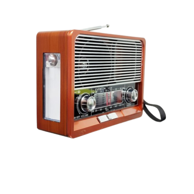 Радиоприемник на аккумуляторе Everton RT-306 FM/AM/SW/Bluetooth/USB с фонариком (1756375712)