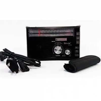 Радиоприемник на аккумуляторе Golon RX-382 FM/AM/SW с фонарем LED Черный (1756375728)