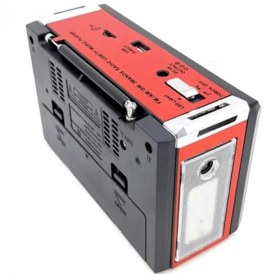 Радиоприемник аккумулятор/220/батарейки Golon RX-381/2 USB+SD с фонариком LED Красный (1756375736) Радиоприемник аккумулятор/220/батарейки Golon RX-381/2 USB+SD с фонариком LED Красный (1756375736)