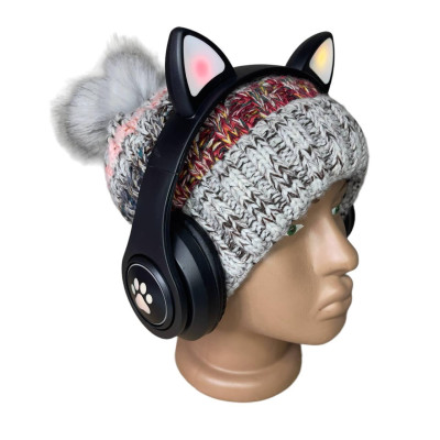Наушники детские OPT-TOP Cat Ear В39М с радио и блютуз черные (1756375770) Наушники детские OPT-TOP Cat Ear В39М с радио и блютуз черные (1756375770)