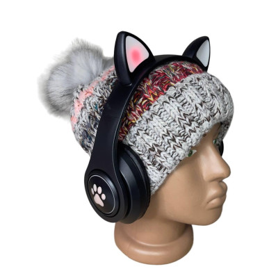 Наушники детские OPT-TOP Cat Ear В39М с радио и блютуз черные (1756375770) Наушники детские OPT-TOP Cat Ear В39М с радио и блютуз черные (1756375770)