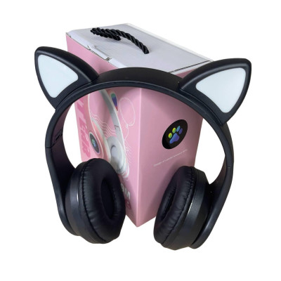 Наушники детские OPT-TOP Cat Ear В39М с радио и блютуз черные (1756375770) Наушники детские OPT-TOP Cat Ear В39М с радио и блютуз черные (1756375770)