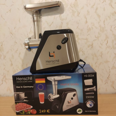 Электромясорубка с соковыжималкой Henschll HS-0034 2500W (1756375786) Электромясорубка с соковыжималкой Henschll HS-0034 2500W (1756375786)