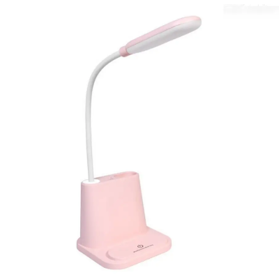 Світильник світлодіодний usb з утримувачем для телефону OPT-TOP Multifunctional desk lamp 1200mah Рожевий (1777401089)