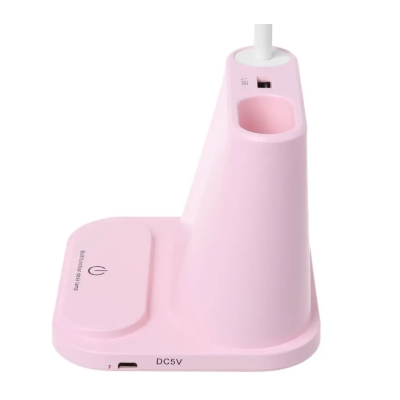 Світильник світлодіодний usb з утримувачем для телефону OPT-TOP Multifunctional desk lamp 1200mah Рожевий (1777401089) Світильник світлодіодний usb з утримувачем для телефону OPT-TOP Multifunctional desk lamp 1200mah Рожевий (1777401089)