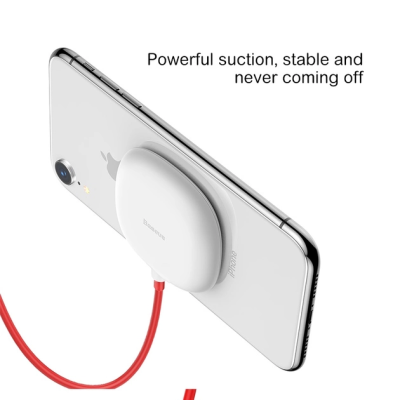 Беспроводная зарядка QI BASEUS Suction Cup WXXP-01 2 А 10Вт Белый (1797978951) Беспроводная зарядка QI BASEUS Suction Cup WXXP-01 2 А 10Вт Белый (1797978951)