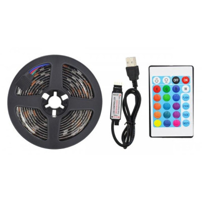 Світлодіодна стрічка OPT-TOP RGB 5050 LED з контролером 2 м (1828722831) Світлодіодна стрічка OPT-TOP RGB 5050 LED з контролером 2 м (1828722831)