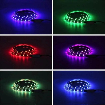 Світлодіодна стрічка OPT-TOP RGB 5050 LED з контролером 2 м (1828722831) Світлодіодна стрічка OPT-TOP RGB 5050 LED з контролером 2 м (1828722831)