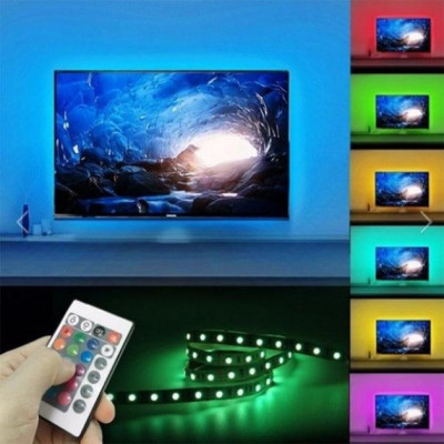 Світлодіодна стрічка OPT-TOP RGB 5050 LED з контролером 2 м (1828722831) Світлодіодна стрічка OPT-TOP RGB 5050 LED з контролером 2 м (1828722831)