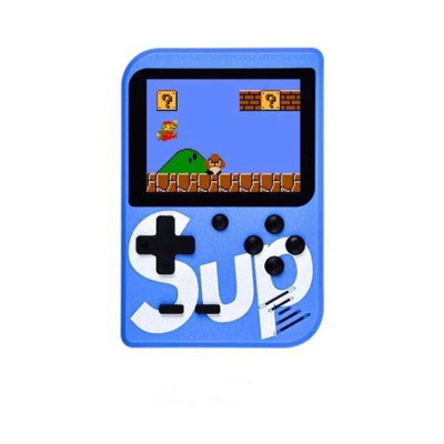 Карманная игровая ретро приставка Sup Game Box 400 игр dendy SEGA 8bit синяя (1829425682)