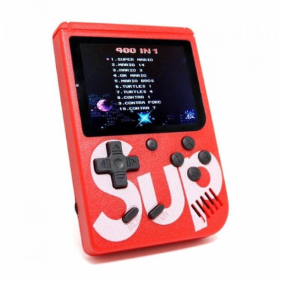 Карманная игровая ретро приставка Sup Game Box 400 игр dendy SEGA 8bit красная (1829455458)