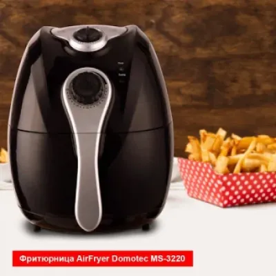 Фритюрниця електрична Domotec MS-3220 1300 вт (2038333025) Фритюрниця електрична Domotec MS-3220 1300 вт (2038333025)
