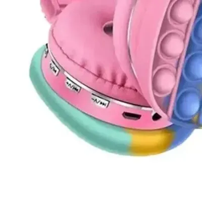 Накладные беспроводные детские наушники No Brand POP IT CXT 806E (2090045143) Накладные беспроводные детские наушники No Brand POP IT CXT 806E (2090045143)