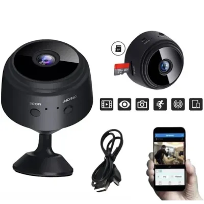 Бездротова міні камера OPT-TOP IP A9 з WiFi та датчиком руху FullHD 1080 (2090045144) Бездротова міні камера OPT-TOP IP A9 з WiFi та датчиком руху FullHD 1080 (2090045144)