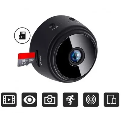 Бездротова міні камера OPT-TOP IP A9 з WiFi та датчиком руху FullHD 1080 (2090045144) Бездротова міні камера OPT-TOP IP A9 з WiFi та датчиком руху FullHD 1080 (2090045144)