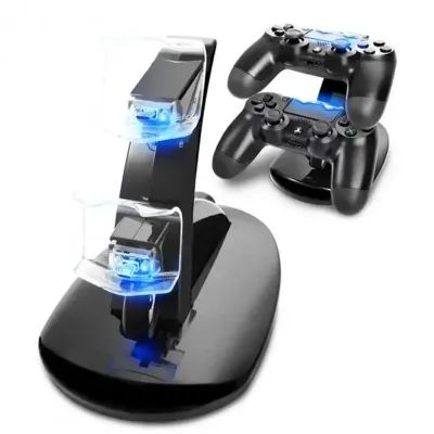 Зарядная док станция держатель для джойстиков PS ps4 Slim Pro с вертикальной двойной подставкой (2090045146) Зарядная док станция держатель для джойстиков PS ps4 Slim Pro с вертикальной двойной подставкой (2090045146)