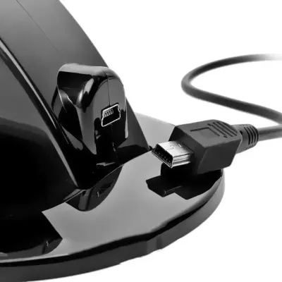 Зарядная док станция держатель для джойстиков PS ps4 Slim Pro с вертикальной двойной подставкой (2090045146) Зарядная док станция держатель для джойстиков PS ps4 Slim Pro с вертикальной двойной подставкой (2090045146)