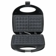 Вафельница для кухни Domotec MS-7705 электрическая с антипригарным покрытием 1000 Вт черная (2091116704)