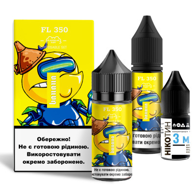 Набор для самозамеса солевой жидкости для вейпа Flavorlab FL350 30 мл 0-50 мг Banana Банан (15390-hbr)